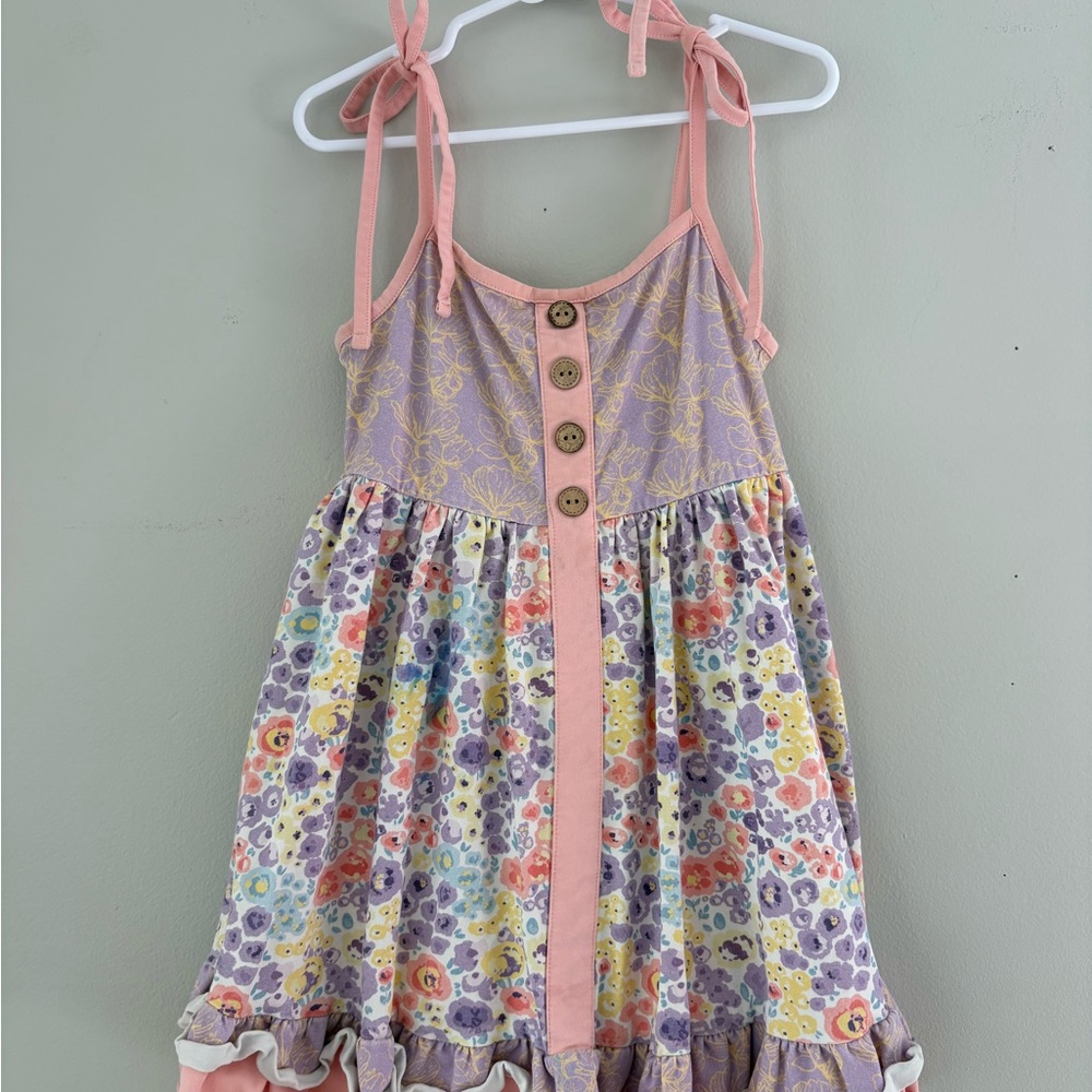 Cheeky Plum Charming Floral Kids Dress